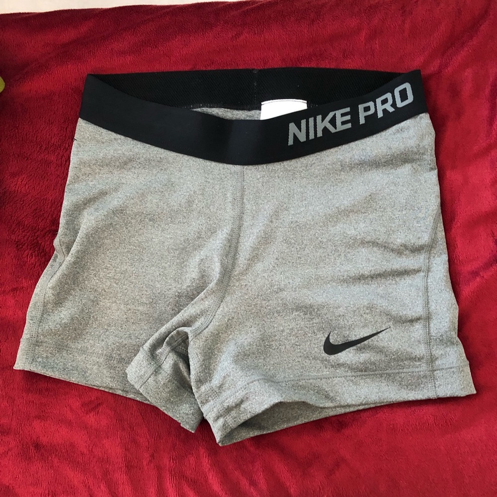 grey nike spandex